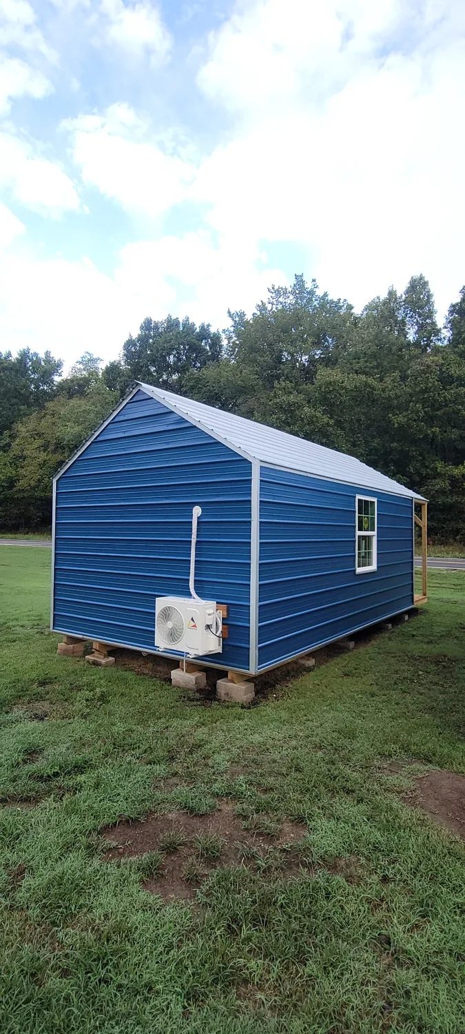 Basecamp Blue rear exterior close view